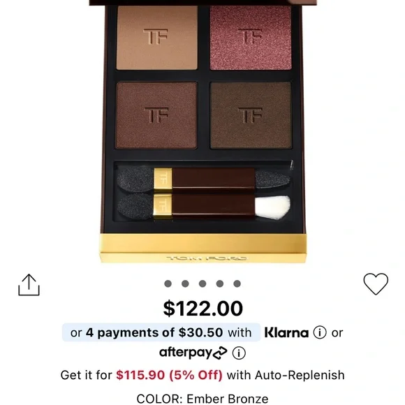 TOM FORD Eye Color Quad Crème Eyeshadow Palette - Picture 6 of 6